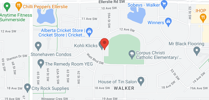 map of 1316 60 ST SW